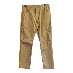 The North Face Khaki Sprag Stretch Pants – Men’s 34, 5-Pocket Hiking & Travel